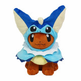 8" Pokemon Eevee Poncho Umbreon Espeon Jolteon Vaporeon Sylveon Flareon Plush Figure Toys