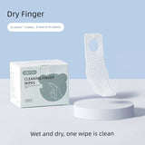 Beipisi Baby Oral Cleaner Gauze Finger Covers Toothbrush Nipple 0 -- 1 Year Old Baby Wash Tongue Moss Handy Gadget