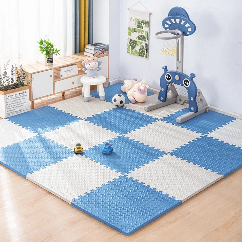 16pcs Interlocking Baby Play Mat, Thick and Soft Carpet Floor Mat, Perfect for Toddler's Room, Play Area and Exercise