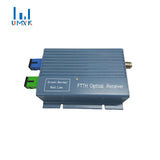 Fiber Equipment CATV Node Active 1550nm SC/APC FTTH WDM Optical Receiver One RF Port Triplexer Minimode With AGC