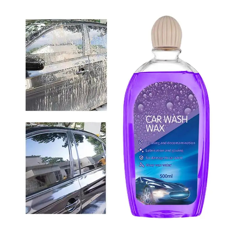 Car Wash Cleaning Agent Auto Foam Liquid Wax Auto Detailing Care Protection Products Plastic Wax Polish auto Wash Liquid Wax