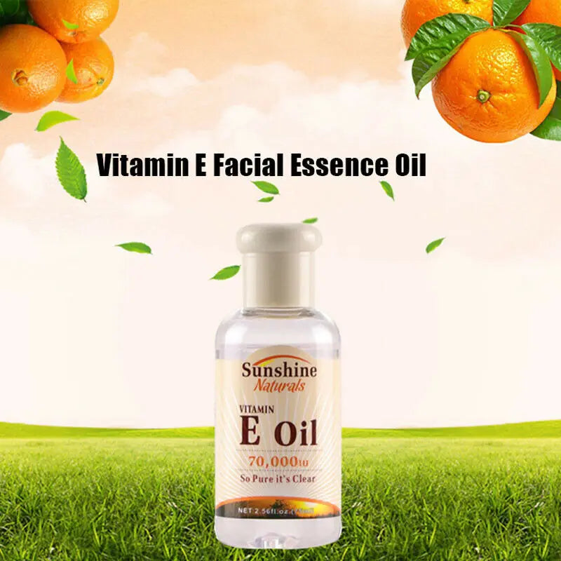 75ml Vitamin E Oil Organic Moisturizing Anti-wrinkle Pure Revitalizing Serum Natural Moisturizing Clear Liquid Face Skin Care