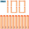 7.2cm 50/100pcs For Nerf Soft Bullets Darts Round Head Refill Sponge Darts Kids Toy Gun Bullets For NERF N-Strike Blasters