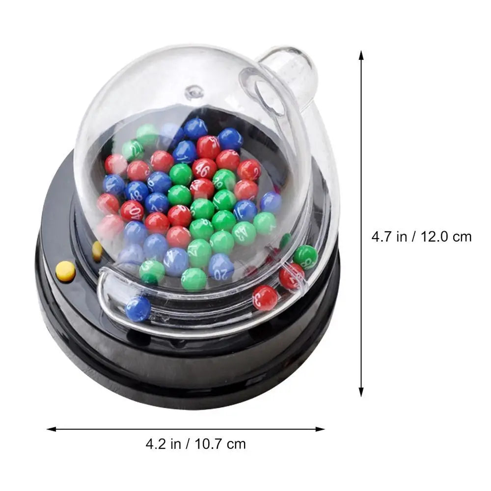 1 Set Electric Lottery Machine Party Mini Lotto Games Machine Jackpot Machine Number Picking Machine