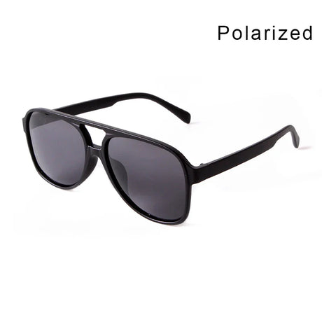 WHO CUTIE Oversized Aviation Polarized Sunglasses Women Brand Design Fashion Trendy Pilot Plastic Vintage Men Sun Glasses Shades