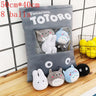 New Kawaii Animal Balls Pudding Candy Bag Pillow Plush Stuffed Mini Doll of Donut Boba Milk Tea Bat Newt Cat Nap Plushie