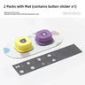 Mewoofun Voice Recording Button Pet Toys Dog Buttons for Communication Pet Training Buzzer Recordable Talking Button with Mat