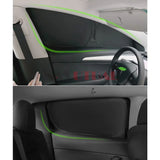 Privacy Sun Shade for Tesla Model 3 Y Custom-Fit Car Side Window Sunshade Blind Shading for Camping Hiking Rest Accessories