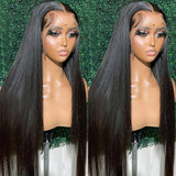 Transparent 360 Lace Frontal Wig 4x4 Lace Closure Wig Straight 13x4 Lace Front Human Hair Wigs For Black Women 30 Inch