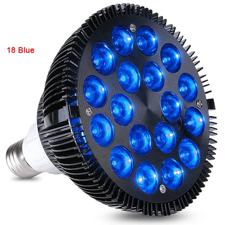 54W LED Aquarium Light Clip Lamp Fish Grow White Blue UV Color Lighting EU Plug for Marine Coral Reef Saltwater Turtle Habitat