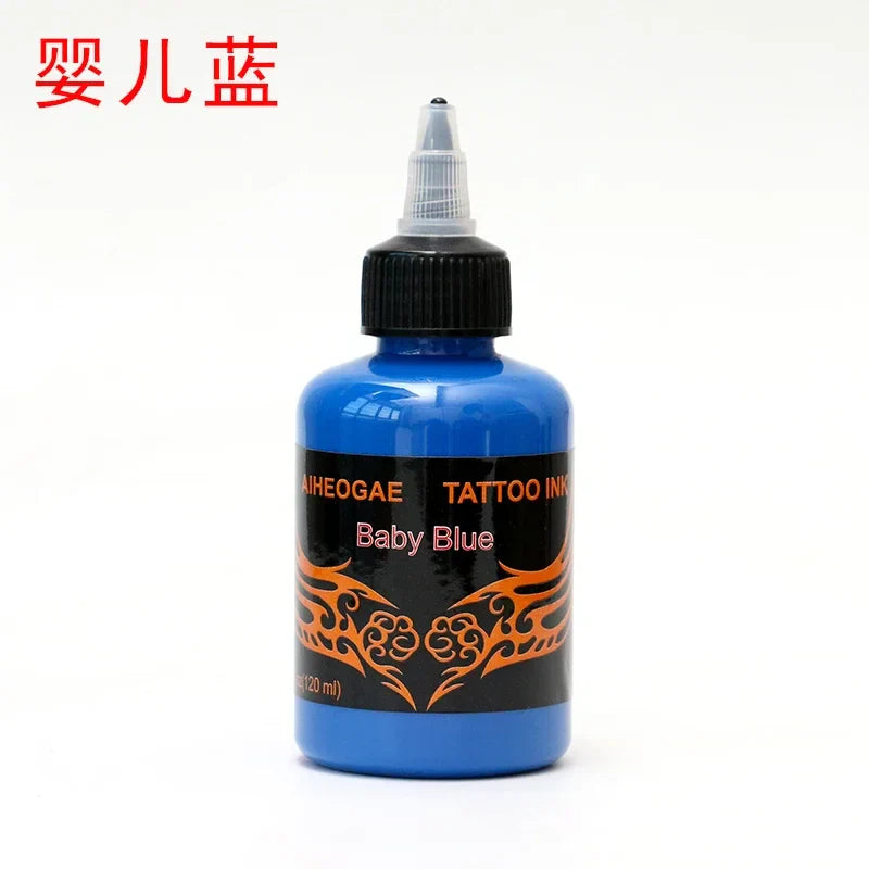 120ml Professional Tattoo Pigment for Body Art Natural Plant Micropigmentation Pigment Permanent Tattoo Ink