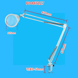 USB 10X or 10X20X Magnifier With LED Lamp Magnifying Glass 48 LED Table Lamp With Magnifier Foldable Reading Repairing Lamp