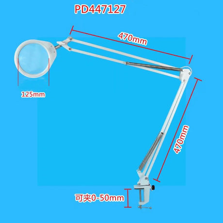 USB 10X or 10X20X Magnifier With LED Lamp Magnifying Glass 48 LED Table Lamp With Magnifier Foldable Reading Repairing Lamp