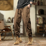 2023 Autumn Winter Cargo Pants Men Retro Loose Casual Pants Men Military Tactic Outdoors Jogging Pants Fashion Sweatpants