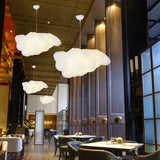 Cloud Chandelier Restaurant Lamps Modern White Floating Cloud Pendant Light Dining Room Hanging Lamp Kitchen Island Decor Light