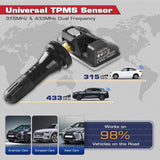 2024 Newest Autel TPMS Sensor 2in1 MX-Sensor Tire Repair Tools TPMS Sensor Programing W/ TS501 TS508 AUTEL 433 MHZ 315MHZ EU US