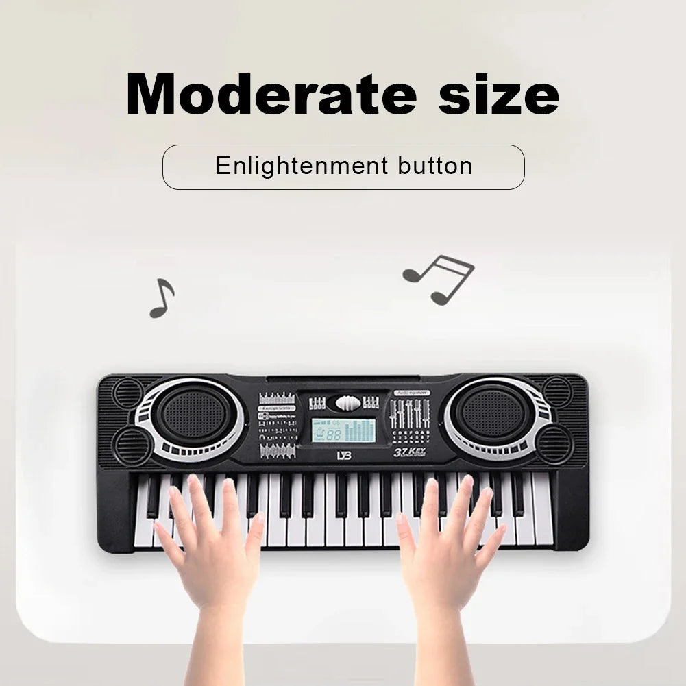 37-key Children's Electronic Piano Keyboard Portable Educational Toy Musical Instrument Organ Children's Christmas Birthday Gift