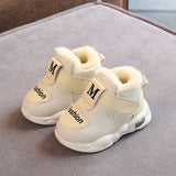 New Kids Baby Girl Boy Shoes Soft Non-slip Infant First Walkers Winter Warm Plush Baby Sneakers Toddler Shoes for Kids