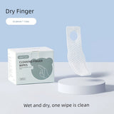 Beipisi Baby Oral Cleaner Gauze Finger Covers Toothbrush Nipple 0 -- 1 Year Old Baby Wash Tongue Moss Handy Gadget