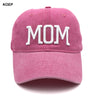 KOEP MOM And DAD Baseball Cap Fishing Caps Men Outdoor Women Washed And Worn Pregnancy Announcement Hats 3D Embroidery