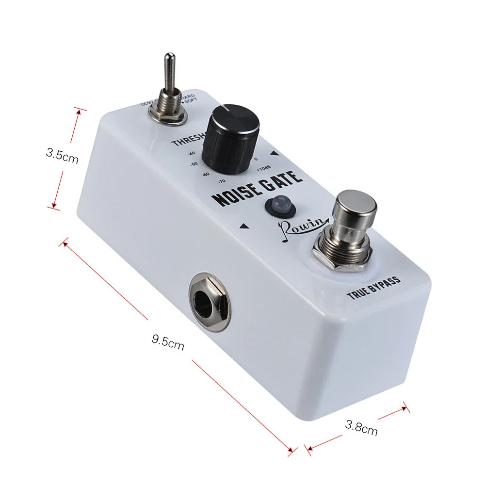 KKMOON Rowin Noise Gate Guitar Pedal Guitar Effect Pedals Noise Suppression Effects For Electric Guitar Hard Soft 2 Modes