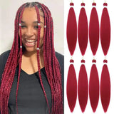 Braiding Hair Pre Stretched Synthetic Braid Extensions Jumbo Braid for Senegalese Passion Twist Box Braid Hair Bundles SOKU