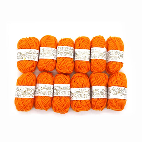 12Ball/Set High Quality Warm DIY Milk Cotton Yarn Baby Wool Yarn For Knitting Hand Knitted Yarn Knit Blanket Crochet Yarn