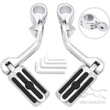 Motorcycle Highway Foot Pegs Footrest For Harley Davidson Road Street Glide FLHX XL 883 1200 Dyna Custom Engine Guard Pedal Foot