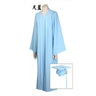 2023 New Woven Baccalaureate Gown American Style Adult University Graduation Academic Dress Solid Color Robe Hat Set