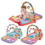 New Baby Gym Tapis Puzzles Mat Educational Rack Toys Baby Music Play Mat With Piano Keyboard Infant Fitness Carpet Gift For Kids