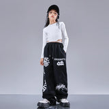 Hip Hop Clothing Girls Baseball Jacket Boys Streetwear Coat Street Dance Pants Kids Stage Costumes Children Jazz Clothes Sets