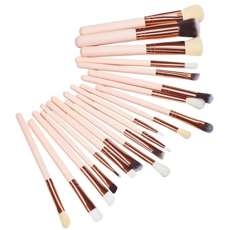 20 PCS Makeup Brush Set High Quality Cosmetics Eyeshadow Brush Professional Complete Beauty Tool Kit Female Make Up Accessories