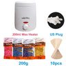 Wax Heater Machine for Hair Removal Paraffin Warmer Depilation Kit Waxing Melting Depilatory Dipping Pot