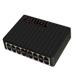 16 Port Network Switch Fast Ethernet Smart Switcher High Performance RJ45 Hub Internet Splitter