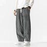 Winter New Japanese Men's Waistband Corduroy Harem Pants Casual Jogging Sweatpants Hip-hop Street Male Large Size M-5XL