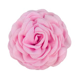 Fabric Rose Flower Crab Hair Clip Ins Popular Hair Catches for Women Pink Black Plastic Hair Clamps Girls' Spring Accessories