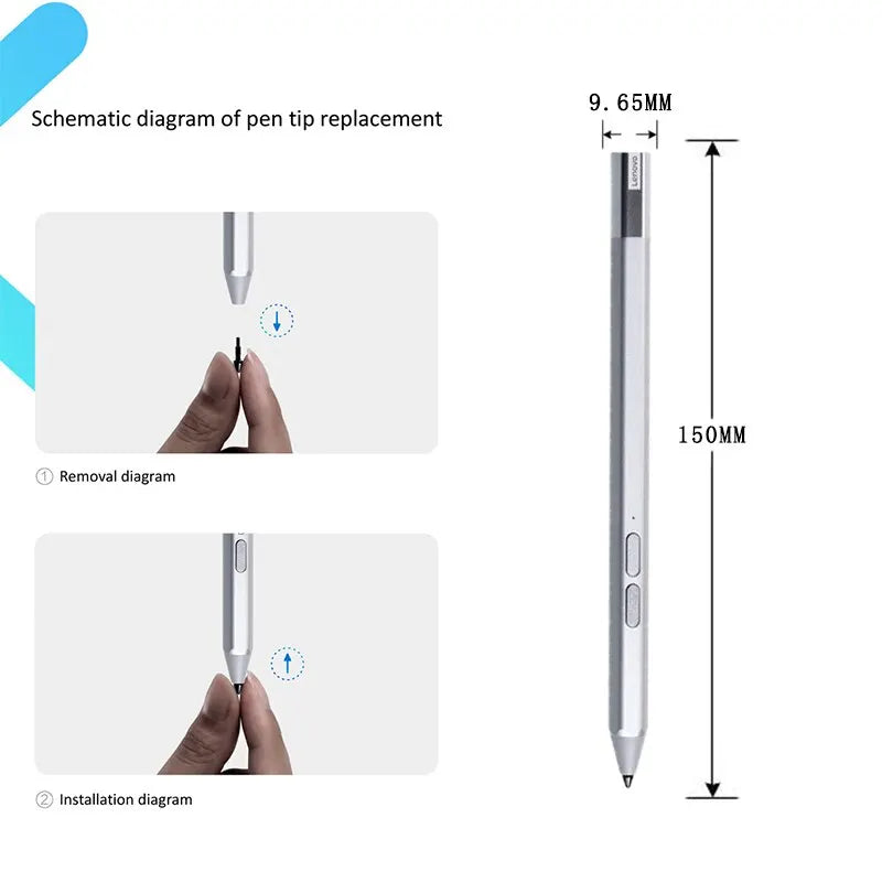 Original Lenovo Xiaoxin Precision Pen 2 Lingdong Level of 4096 Pressure for Lenovo Tab P11/P11 Pro/ J606F/P11 Plus Tablet Stylus