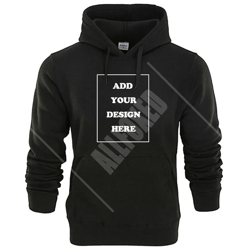 Customized Men Sweatshirt Pullovers Men's Pullovers Custom Hoodie Personalized Logo Badges Custom Top Unisex Sweetshirts S-4XL