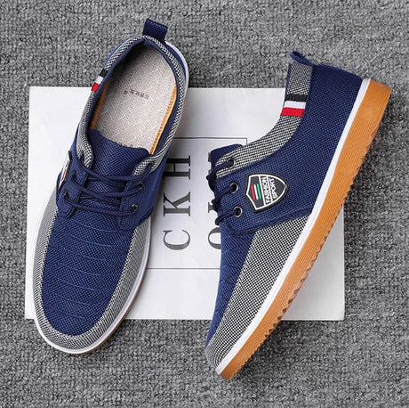 Fashion Casual Shoe 2023 New Men's Canvas Shoes Wear-resistant Running Shoes Cloth Breathable Sneakers for Men Zapatos De Hombre