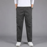 Middle Aged Men's Loose and Comfortable Pure Cotton, New Fashion and Versatile in Spring and Summer