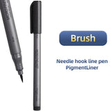 M&G PigmentLiner Needle tip pen Stabilo 0.2/0.3 sketch Fine point gel Ballpoint pen Sakura micron brush OfficeSchool stationery