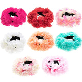 Flower Hair Tie Flower Hair Scrunchies For Women Flower Ponytail Holder Rose Scrunchies Hair Rope Elastic Hair Tie