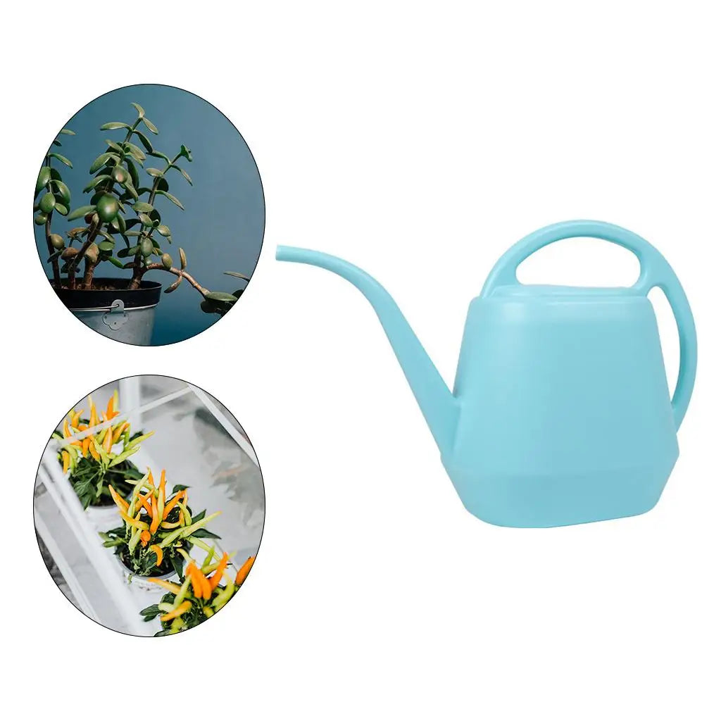 Plastic Garden Long Mouth Watering Can Sprinkler Gardening House Plants Bonsai Planter Lightweight Watering Pot Garden Tool 4L