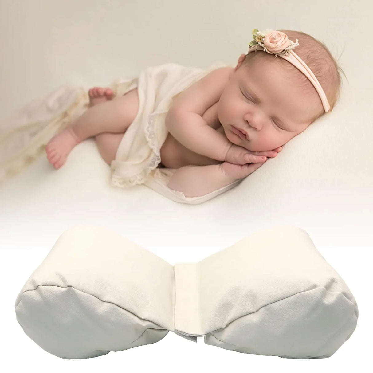 Newborn Photography Props Auxiliary Cushion Shape Butterfly Pillow Photo Studio Take Photo Background Baby Shooting Accessories