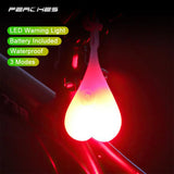 Bicycle Back Rear Tail LED Light Silicone Bike Bicycle Back Rear Tail Cycling LED Light Heart Ball Egg Lamp Bicycle Accessories