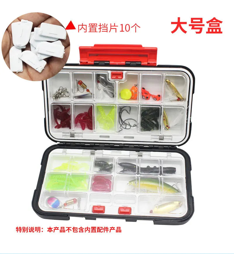 Large Capacity Waterproof Multifunctional Fishing Storage Box Boxes for Fishing Lures Bait Lure Takle Tackles Hook Plastic