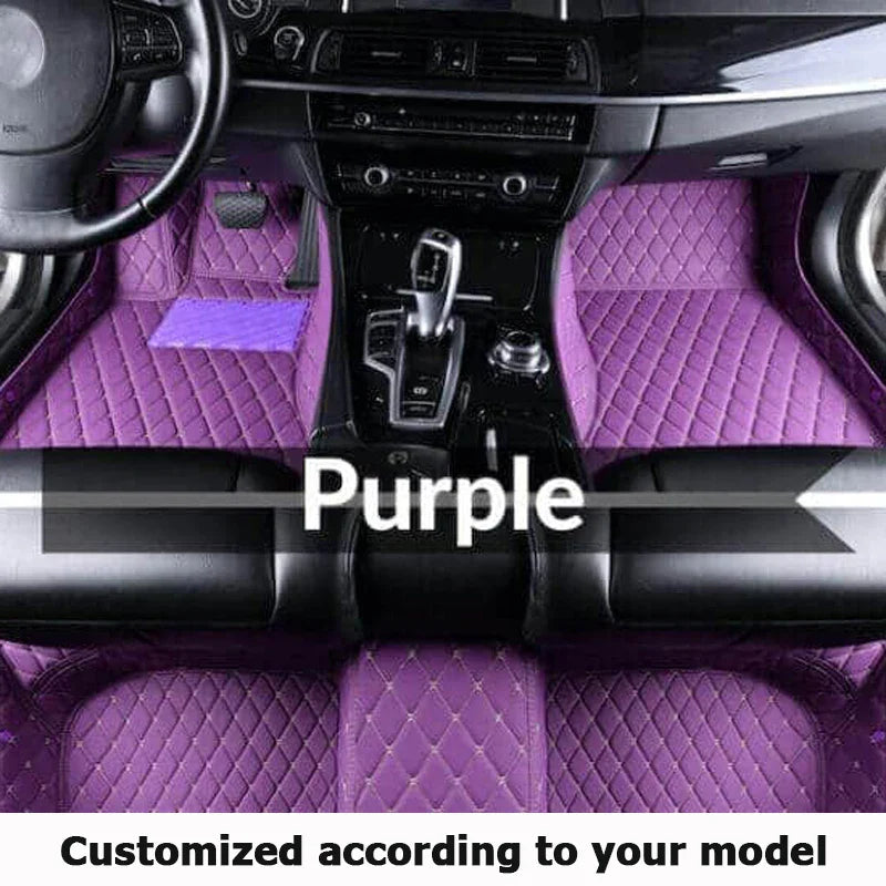 Car Floor Mat For Audi A3 8P 2004~2010 DropShipping Center Interior Accessories 100% Fit Leather Carpets Rugs Foot Pads