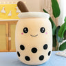 22-70cm Giant Size Bubble Tea Plushies Squishy Milk Tea Boba Pillow Peluche Ice Cream Fruits Juice Drink Bottle Prop Decor Gift