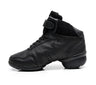 Dance Shoes Men Women Sneakers Dance Modern Hip-hop Salsa Dancing Shoes Black Canvas Genuine Leather Breathable Sports Man Sho