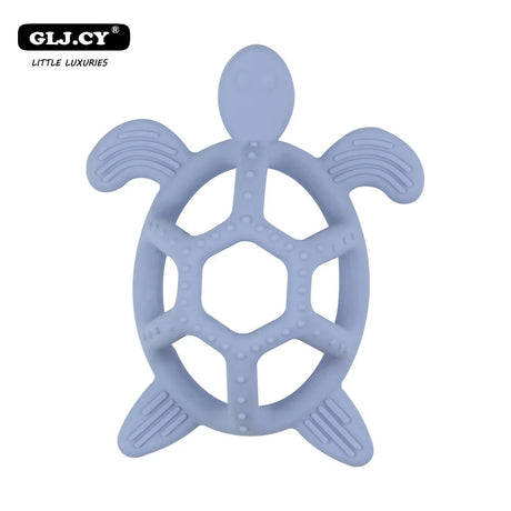 10PCS BPA Free Silicone Turtle Teething Chewable Pendant Nursing DIY Necklace Baby Pacifier Dummy Teether Toy Accessories